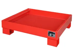 Opvangbak Staalplaat Hxbxd 220X900X800Mm Opvangvol. 68L Open Ral3000