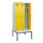 locker met bank,voor scheiding van kleding,HxBxD 2120x900x815mm,3vak