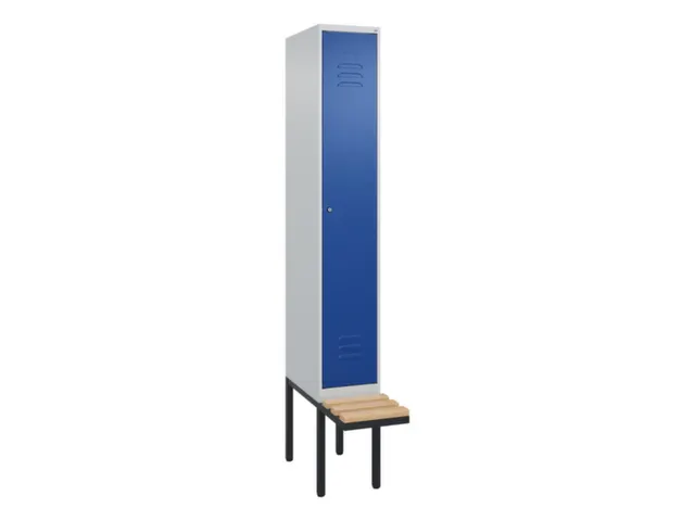 locker met bank,HxBxD 2120x300x815mm,1vak,vak B 300mm,cil.-slot