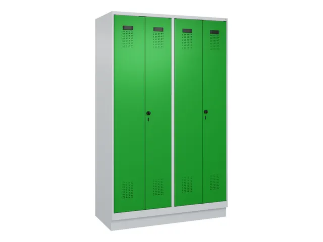 locker voor scheiding van kleding,HxBxD 1950x1200x500mm,4vak