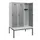 locker met bank,HxBxD 1950x1200x815mm,3vak,vak B 400mm,draaigrendel