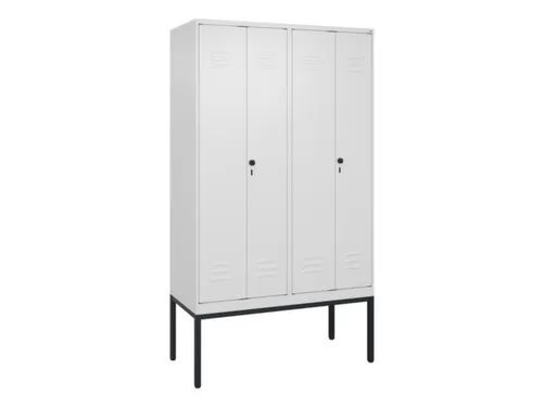 locker voor scheiding van kleding,HxBxD 2120x1200x500mm,4vak