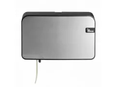 OUTLET Duo Toiletrolhouder Zilver Compact max. dia 15 cm