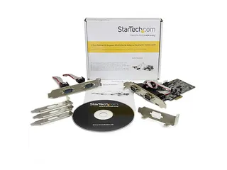 4-poort Native PCI Express RS232 Seriële Kaart met 16550 UART - 1