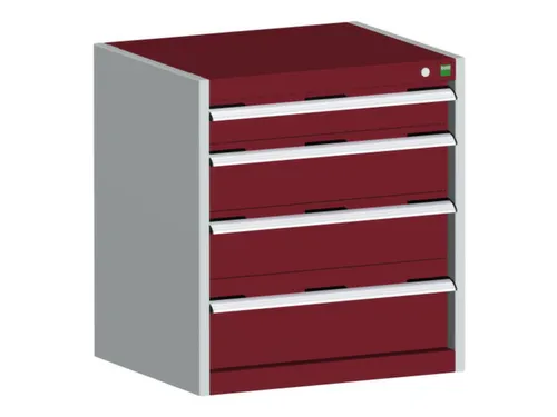 ladekast HxBxD 700x650x650mm 5laden romp RAL7035 front RAL3004