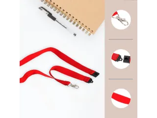 Badgekoord Europel rood - 10