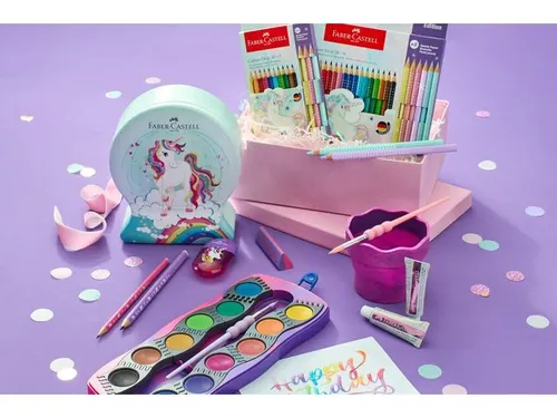 Potlood Faber-Castell grafiet Unicorn HB roze