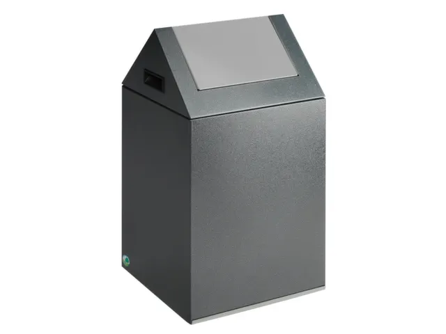 afvalverzamelaar,zelfblussend,1x43l,HxBxD 600x320x320mm,klemring