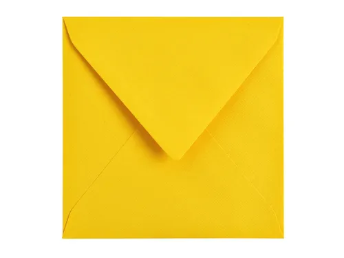 Envelop Papicolor 140x140mm Dottergeel Gegomd