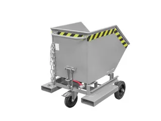 Kiepwagen voor spaanders,HxLxB 990x1115x820mm,0,25m³,draagverm. 300kg - 1