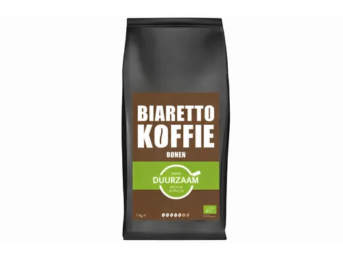 Koffie Biaretto bonen regular 1000 gram