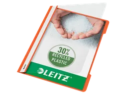Snelhechter Leitz 4191 standaard A4 oranje 30% gerecycled plastic