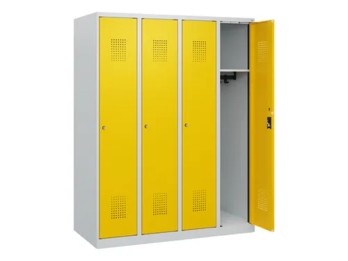 schoollocker,HxBxD 1530x1200x500mm,4vak,vak B 300mm,cil.-slot