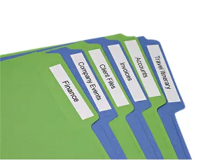 Labeltape Dymo 45013 LabelManager D1 polyester 12mm zwart op wit - 2