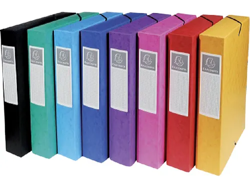 Elastobox Exacompta A4 60mm 600gr Assorti karton