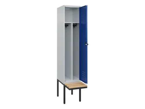 locker voor scheiding van kleding,HxBxD 2120x400x815mm,1vak