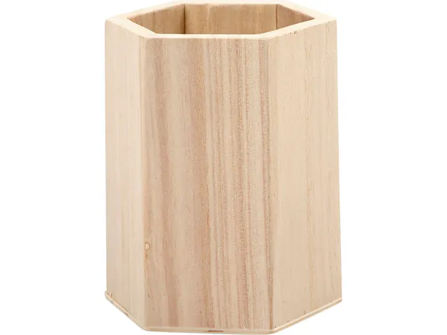 Pennenbak Creativ Company zeshoek 10.5x8cm triplex