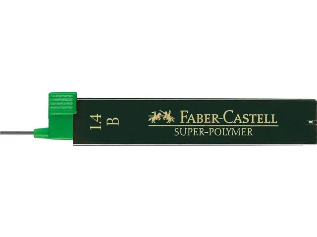 Potloodstiftjes Faber Castell Super-polymer 1.4mm B