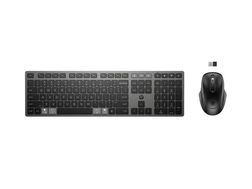 Toetsenbord QWERTY + muis HP 725 oplaadbaar draadloos