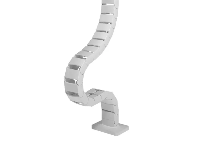 Addit kabelgeleider Wit voor zit-sta Bureau 130cm incl. magneethouder
