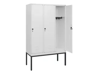 locker,HxBxD 1950x1200x500mm,3vak,vak B 400mm,draaigrendel - 2