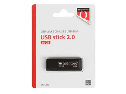 Quantore USB-stick 2.0 16GB Zwart