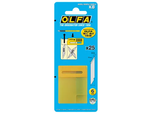 Reservemes Olfa KB blister à 25 stuks