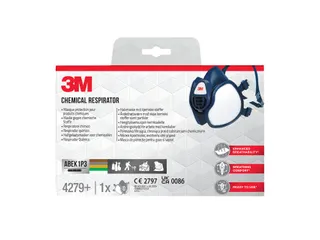 Masker 3M chemische stoffen FFABEK1 P3 D filters - 2