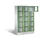 Lockerkast 1800x1200x500mm 3x5 vakken Cilinderslot, Sokkel, RAL6011