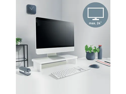 Ergo monitorstandaard, wit