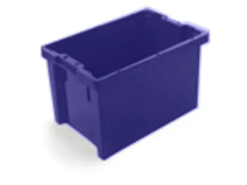 Draaistapelbak Pp Hxlxb 350X600X400Mm 65L Blauw