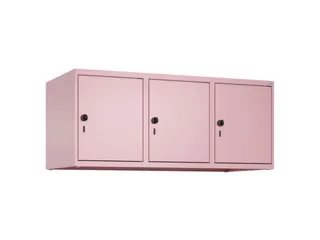opzetkast,v. locker,3vak.,vak B 400mm,HxBxD 500x1200x500mm - 2