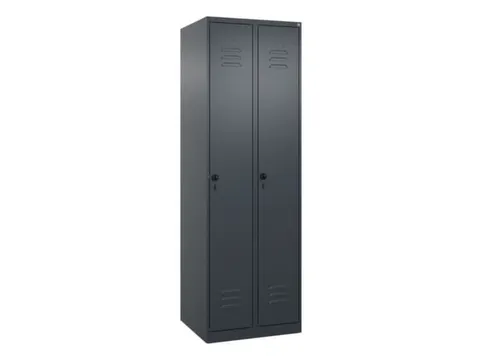 locker,HxBxD 1850x600x500mm,2vak,vak B 300mm,draaigrendel