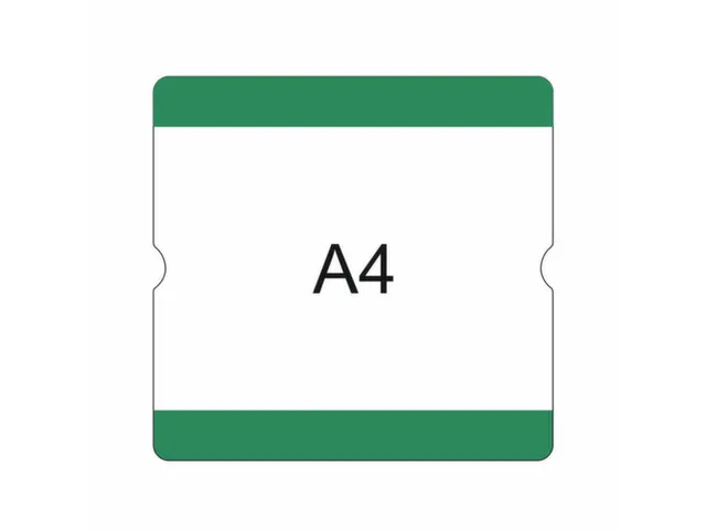 beschrijfbare hoes,markering HxB 302x290mm,PVC,groen