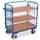 etagewagen,draagverm. 500kg,3etage(s),laadvl. LxB 1200x800mm,houtetage
