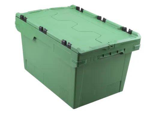 Euronorm-herbruikbare bakken,HxLxB 349x600x400mm,PP,groen