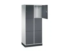 grootvolume-lockersysteem,RAL 7035/RAL 7021,HxBxD 1950x820x500mm