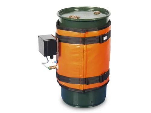 Verwarmingsmantel,V. 60L Vat,Buiten Glasvezel/Silicone,Oranje