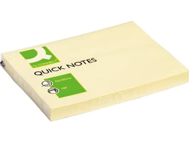 Quick Notes Memoblaadjes 76x102mm 100 Vel Geel