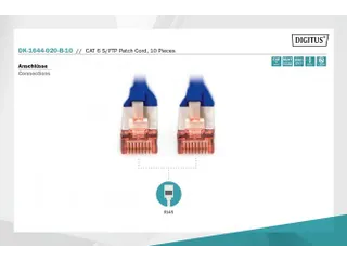 CAT 6 S-FTP patchkabel Cu LSZH AWG 27/7 Lengte 2m 10 stuks Blauw - 2