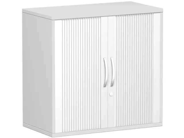 jaloeziedeurkast,HxBxD 798x800x425mm,1xhouten vloer,2 OH,romp RAL7035