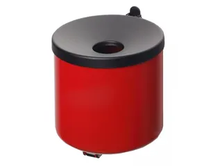 wandasbak,HxØ 100x90mm,romp staal,romp RAL3000 - 1