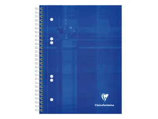 Collegeblok Clairefontaine Studium A5+ ruit 5x5mm 6-gaats 80 pagina's - 1