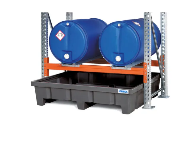 stellingopvangbak,v. palletstelling,v. vak B 1400mm,opvangvol. 315l