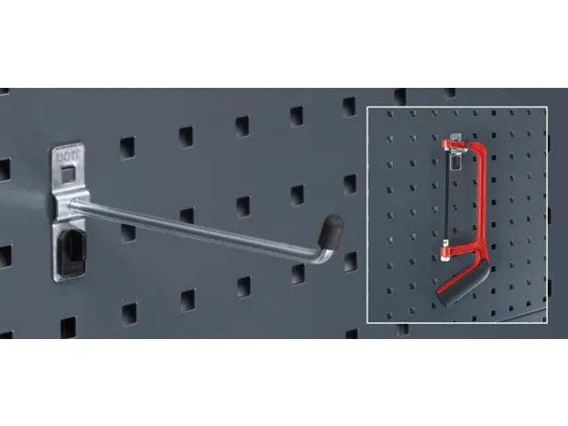 haak,v. perfoplaat,L 75mm