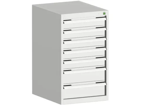 ladekast HxBxD 900x525x525mm 7laden romp RAL7035 front RAL7035