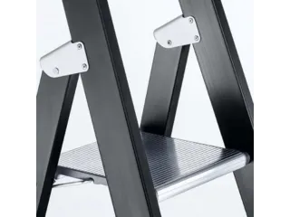 Zwaarlastladder Aluminium Boom L 2 15M 5Sporten Bordes H 1 33M - 4