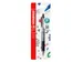 Balpen STABILO pointball colorful zwart blister à 1 stuk