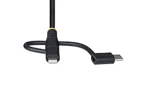 1m Robuuste USB Multi Oplaadkabel zwart