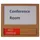Premium Deurbord Houtlook met schuif Niet Storen Groen Rood 150x130mm